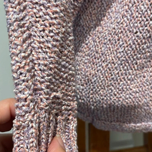 NWT!! St. John - Marled Foil Crewneck Sweater - Purple - Size Small - Picture 6 of 9